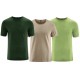 T-shirt manches courtes chanvre et coton bio, coupe près du corps